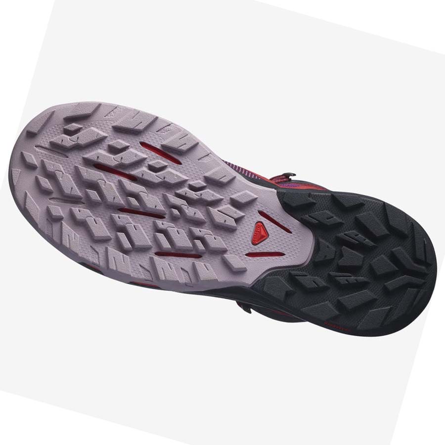 Tenis Senderismo Salomon WoOUTPULSE MID GORE-TEX Mujer Morados | MX 2785QMA